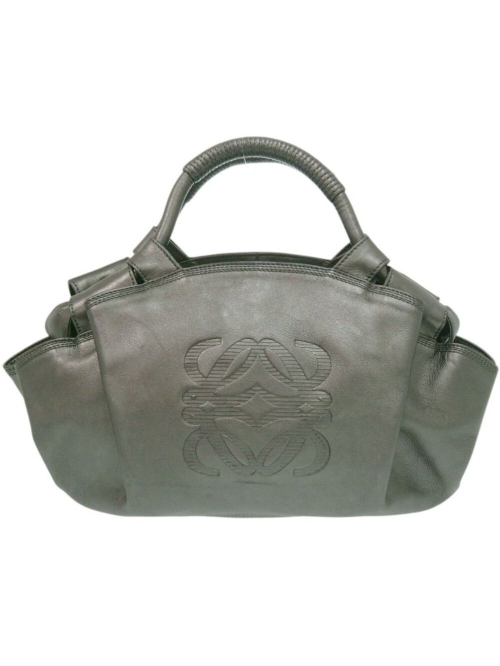 Loewe Nappa Aire Leather Green Handbag